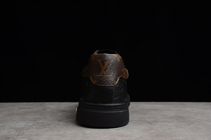 Louis Vuitton Time Out Debossed Monogram Leather Black