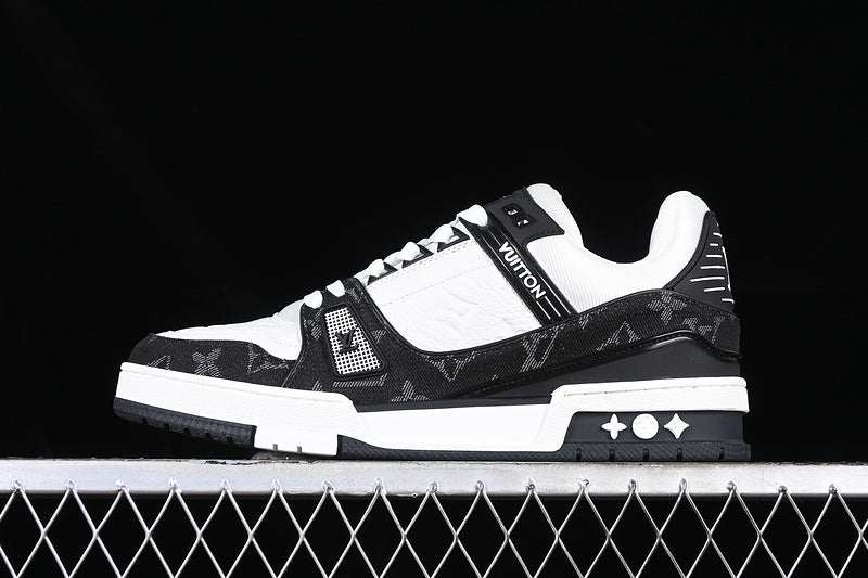 Louis Vuitton Trainer Monogram Denim Black-White