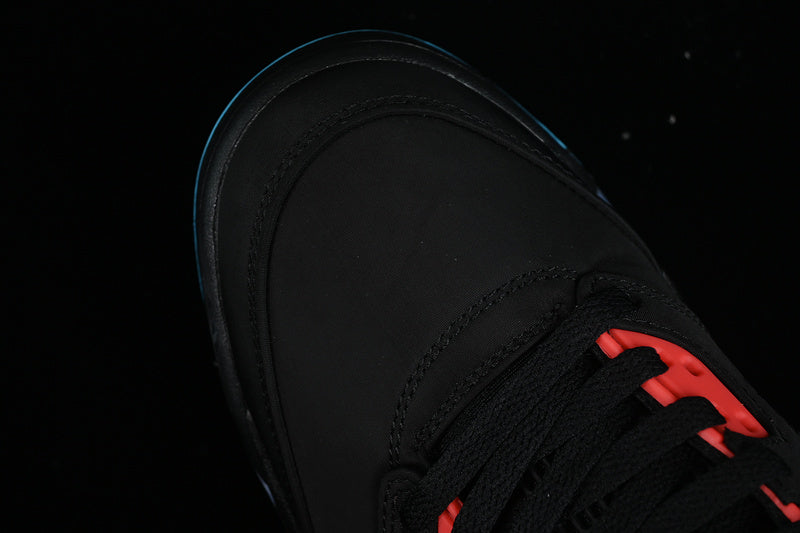 Air Jordan Retro 5 Low Black/Bright Crimson/Beta Blue