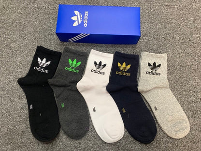 Adidas Mid Socks 5 Pack