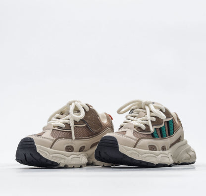 Kids Adidas Ozmillen  Cream Brown Cyan