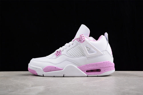 Air Jordan Retro 4 GS Cacao Wow White-Pink