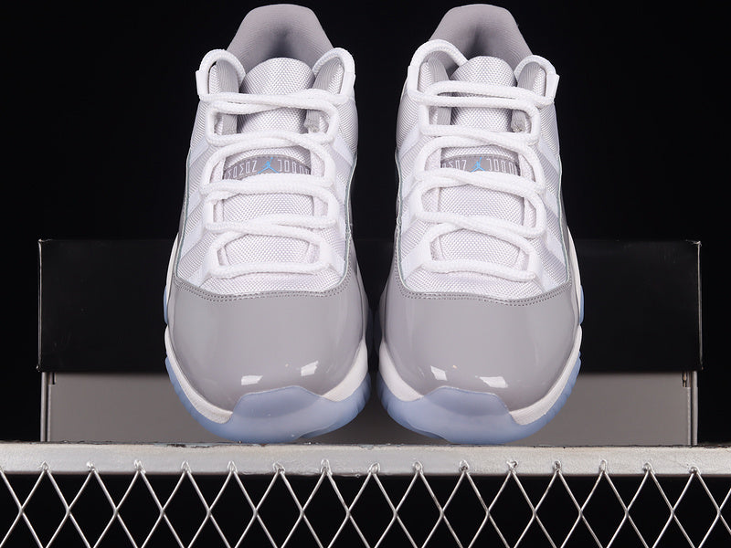 Air Jordan Retro 11 Low Cement Grey/White/Black-Blue