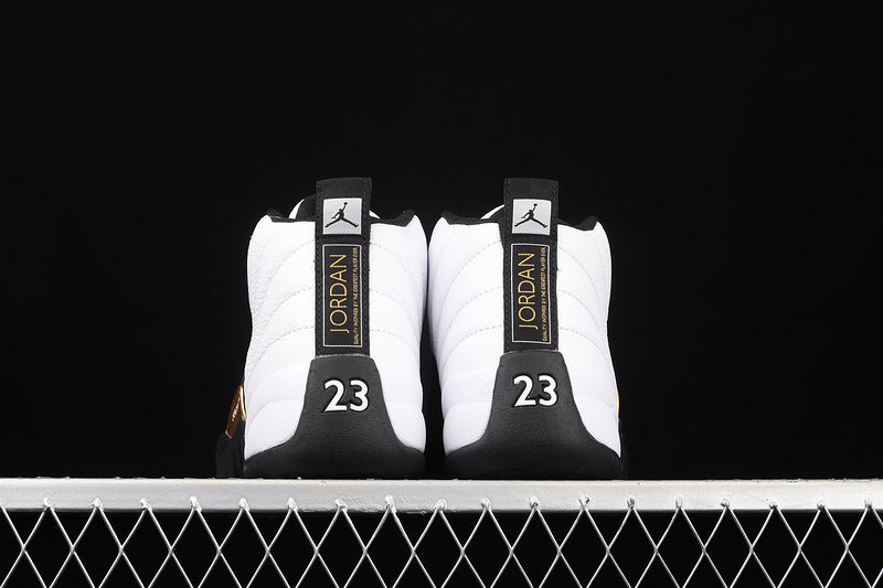 Air Jordan Retro 12 Royalty White/Black Metallic Gold