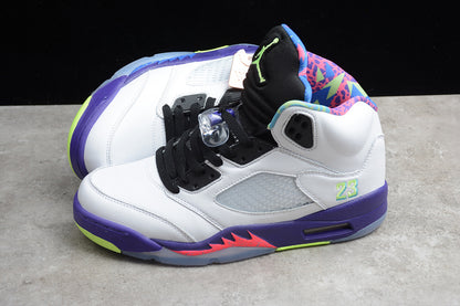 Air Jordan Retro 5 Alternate Bel Air White/Black-Purple