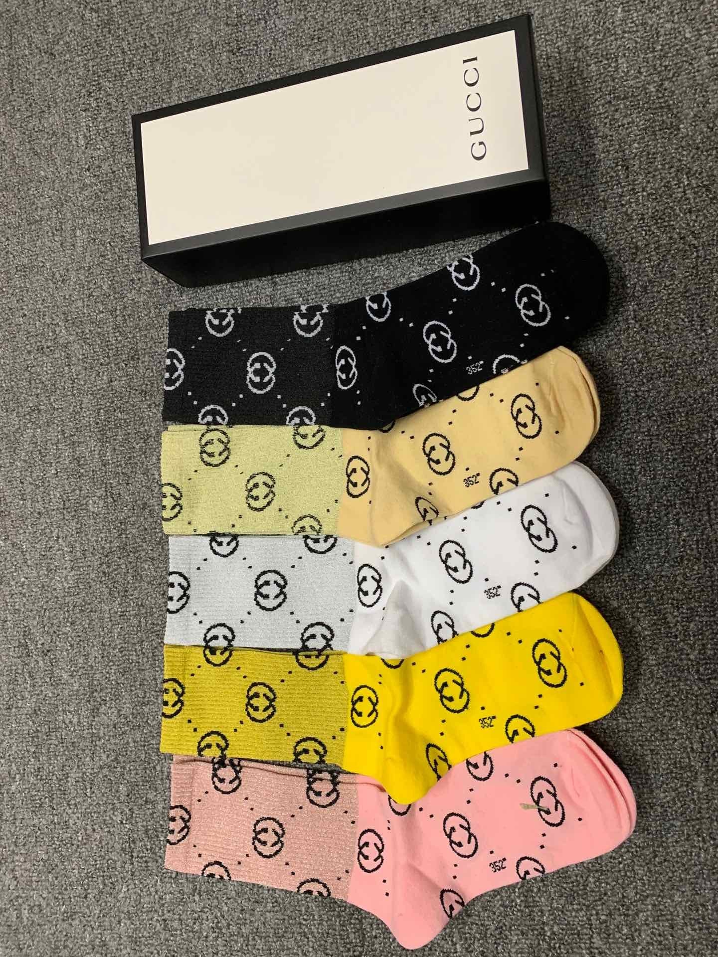 Gucci High Socks 5 Pack