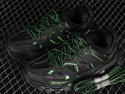 Balenciaga Track Black-Neon Green