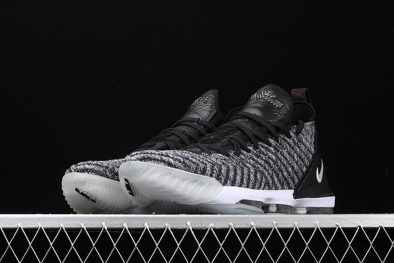 Nike LeBron 16 EP Oreo Black Metallic Silver