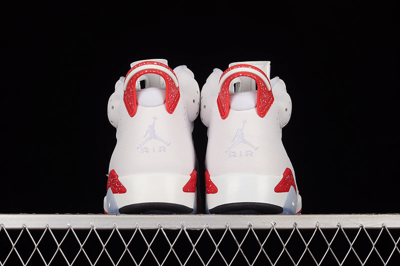 Air Jordan Retro 6 White-Red