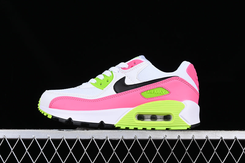 Air Max 90 White/Green/Pink-Black