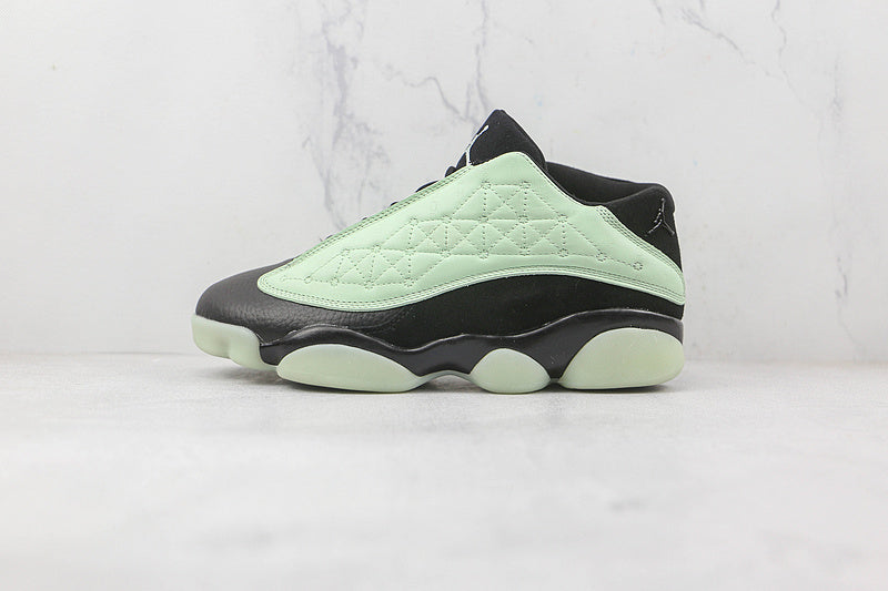 Air Jordan Retro 13 Low Singles Day Green-Black