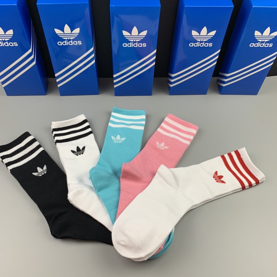 Adidas High  Socks 5 Pack