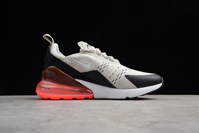 Air Max 270 Light Bone/White/Black-Hot Punch