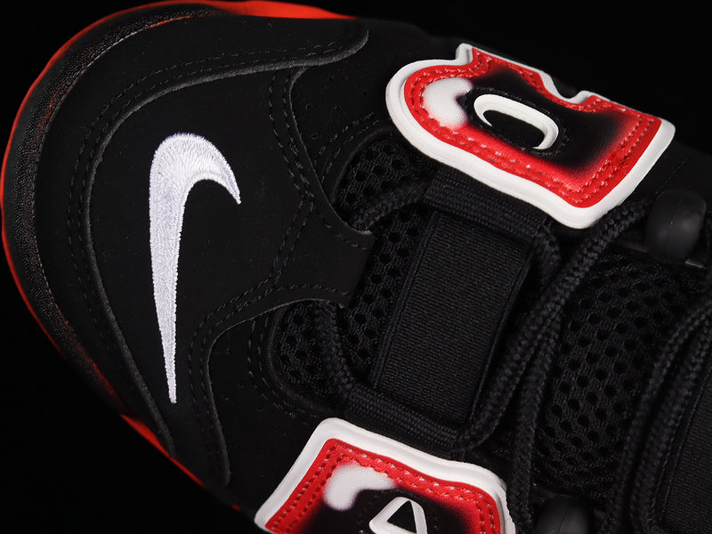 Air More Uptempo 96 Black /Laser Crimson-White