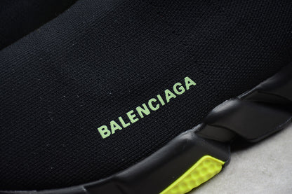 Balenciaga Speed Knit Black/Green-Clear