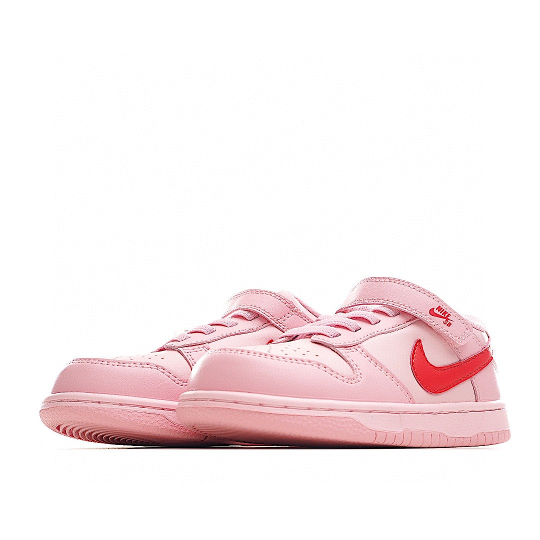 Kids Nike Dunk Low Triple Pink Red