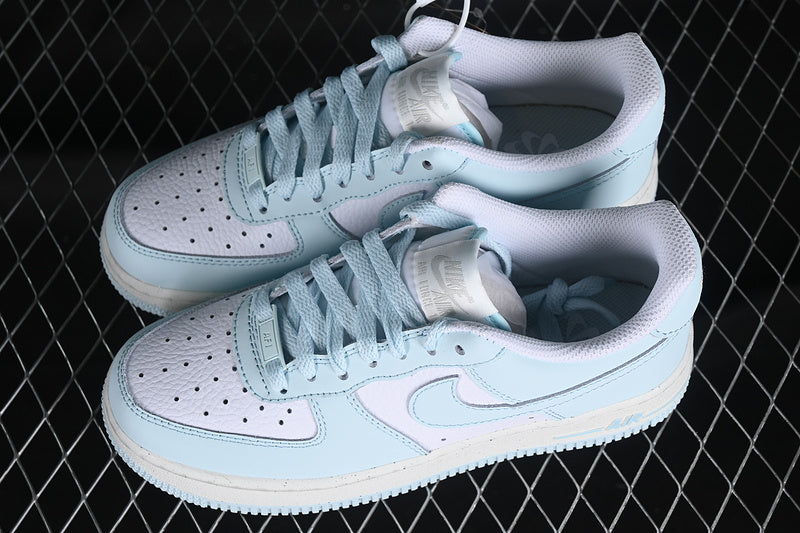 Air Force One Low White/Baby Blue