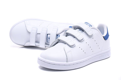 Kids Adidas Originals X Stan Smith Comfort White Blue