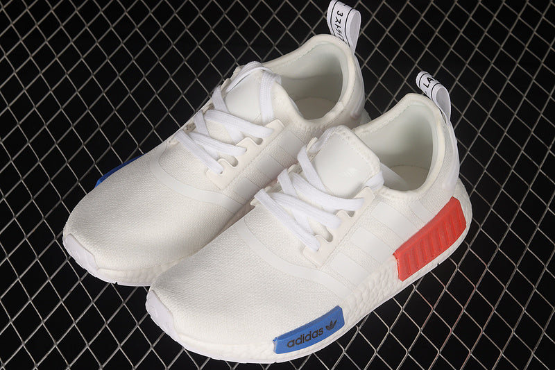 Adidas NMD R1 Cloud White/Blue-Red