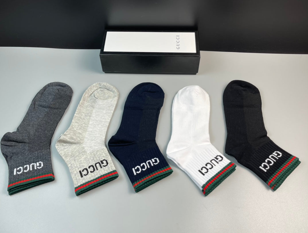 Gucci Mid Socks 5 Pack