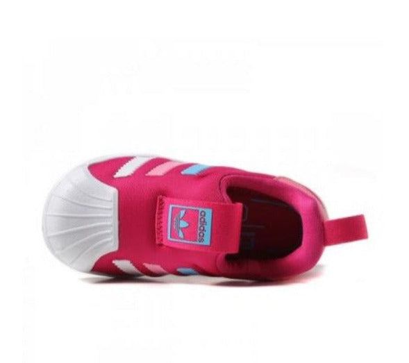 Kids Adidas Superstar White Pink