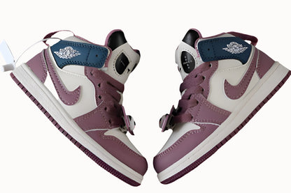 Kids Air Jordan 1 High  'Panda Pure Pink'