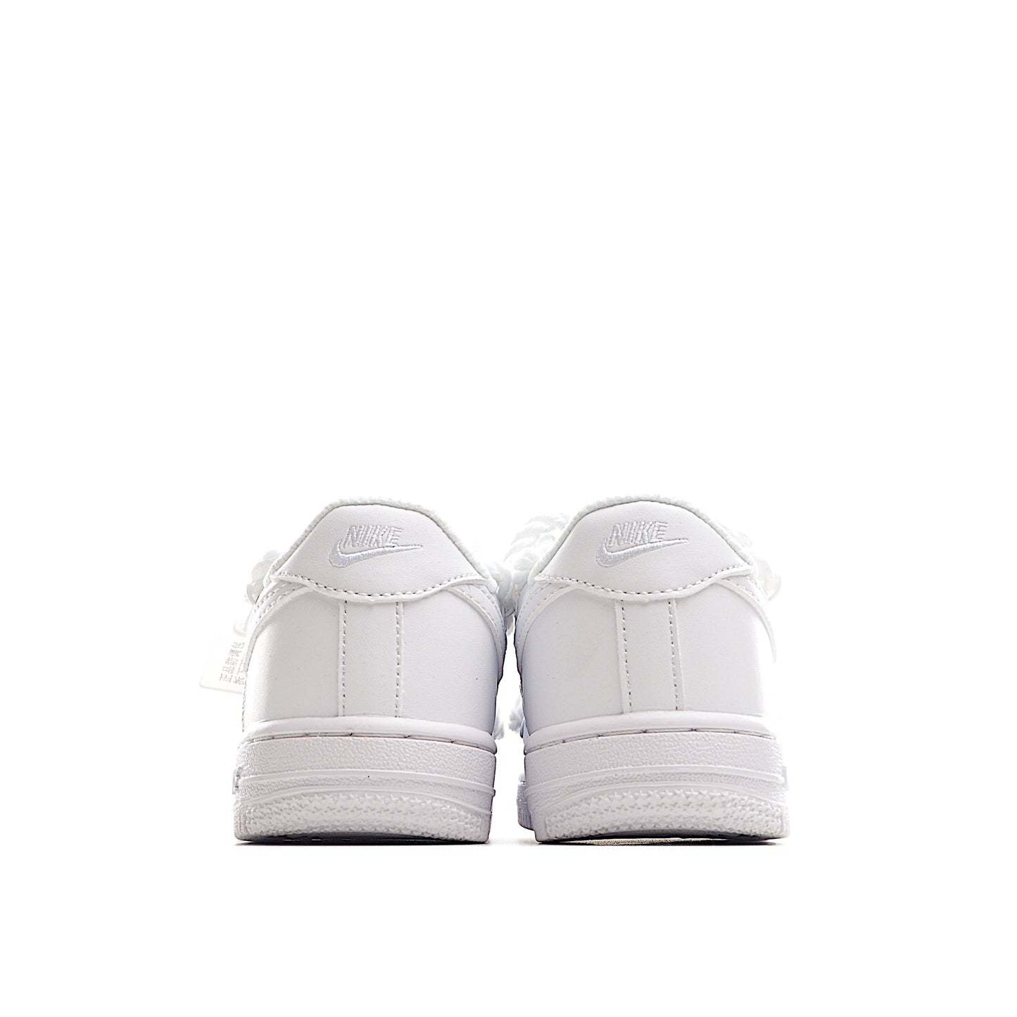 Kids Nike Air Force One White Double Laces