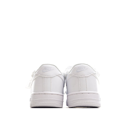 Kids Nike Air Force One White Double Laces