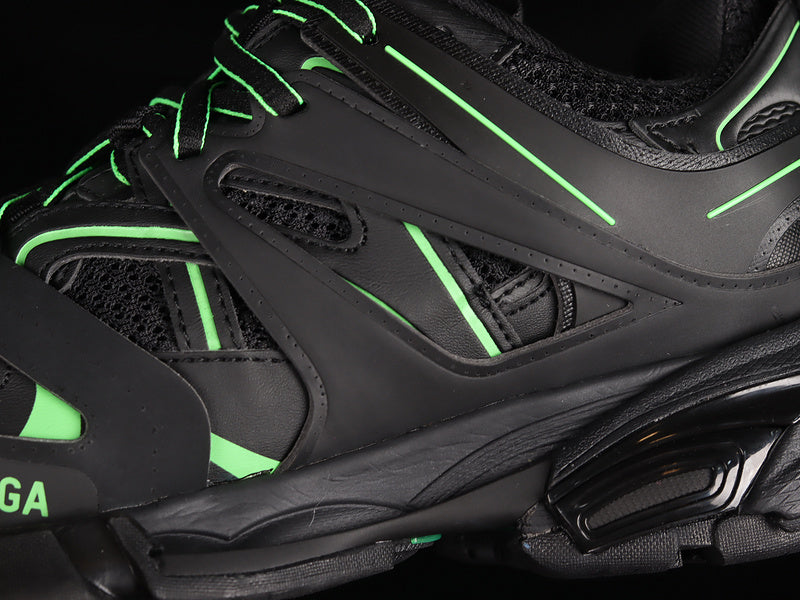 Balenciaga Track Black-Neon Green