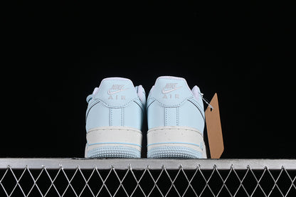 Air Force One Low White/Baby Blue