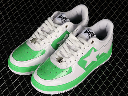 BAPE Bapesta  'White Green'