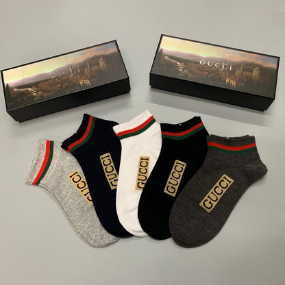 Gucci Low Socks 5 Pack