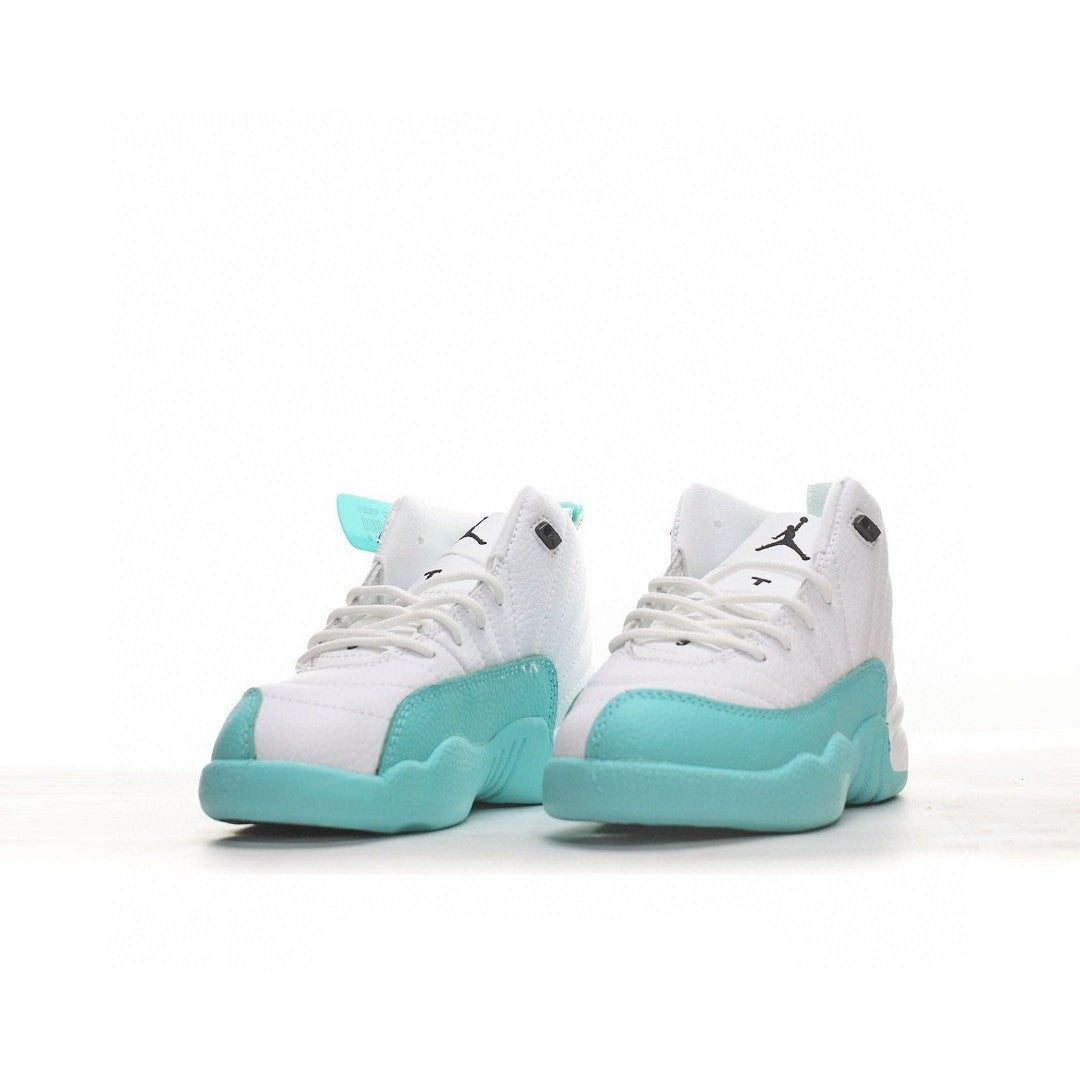 Kids Air Jordan Retro 12 'Light Aqua'