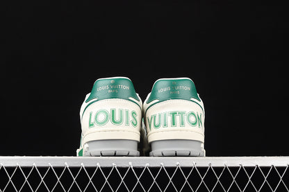 Louis Vuitton Trainer Low 'White Green Mesh'