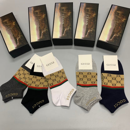 Gucci Low Socks 5 Pack