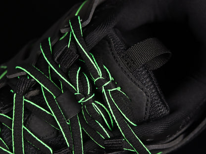 Balenciaga Track Black-Neon Green