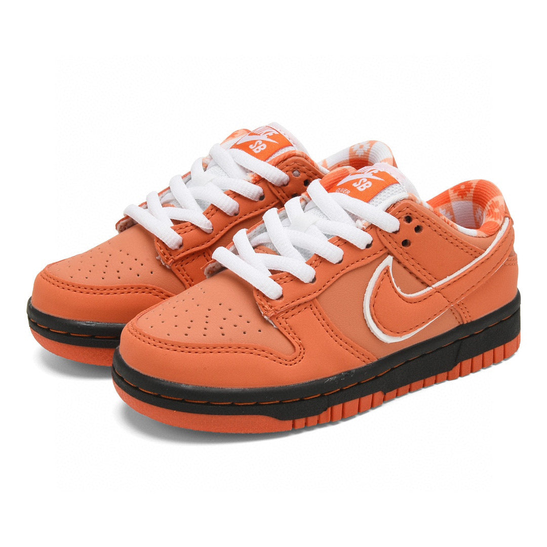 Kids Nike Dunk Low Concepts Orange Lobster