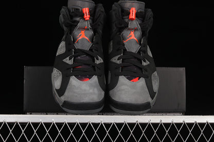 Air Jordan Retro 6 X Paris Saint Germain Iron Grey/Infrared-Black