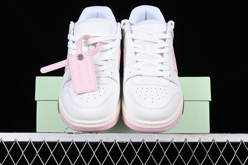 Off-White Out of Office OOO Low Tops White Pink 2023