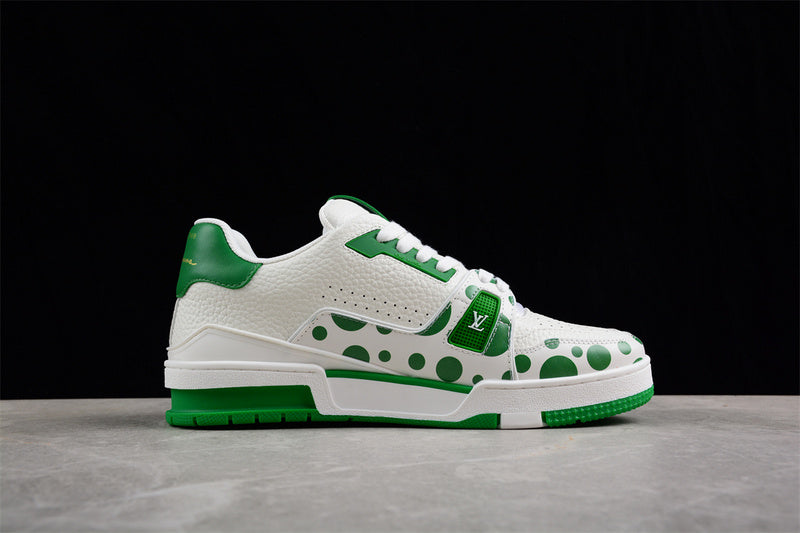 Louis Vuitton X Trainer Yayoi Kusama Green White