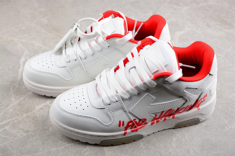 Off-White Out Of Office OOO  For Walking White White Red FW21