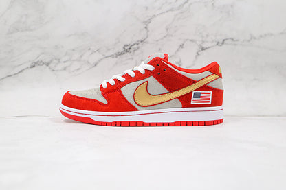 SB Dunk Low X Nasty Boys Red/hite/Gold