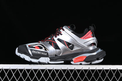 Balenciaga Track Silver/Black-Red