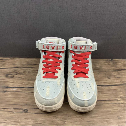 Air Force One High  X Levi's Blue Jeans