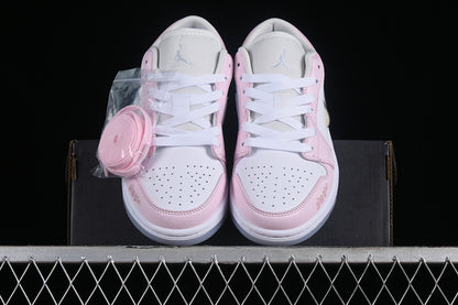 Air Jordan Retro 1 Low SE Summit White/Ice Blue/Pink