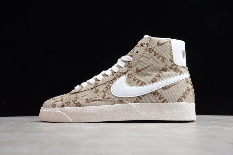 NK Blazer MID X Levi's Gold White Hook