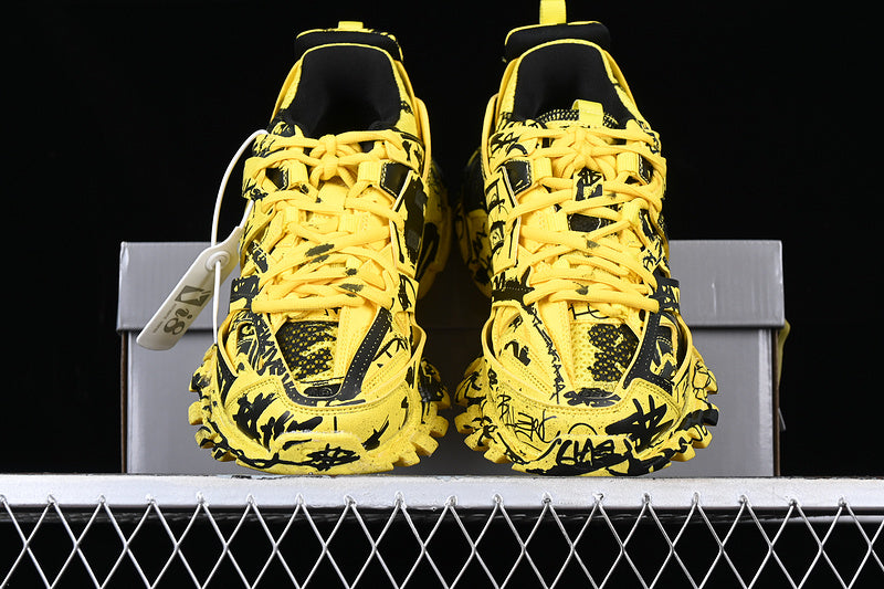 Balenciaga Track Graffiti Yellow-Black