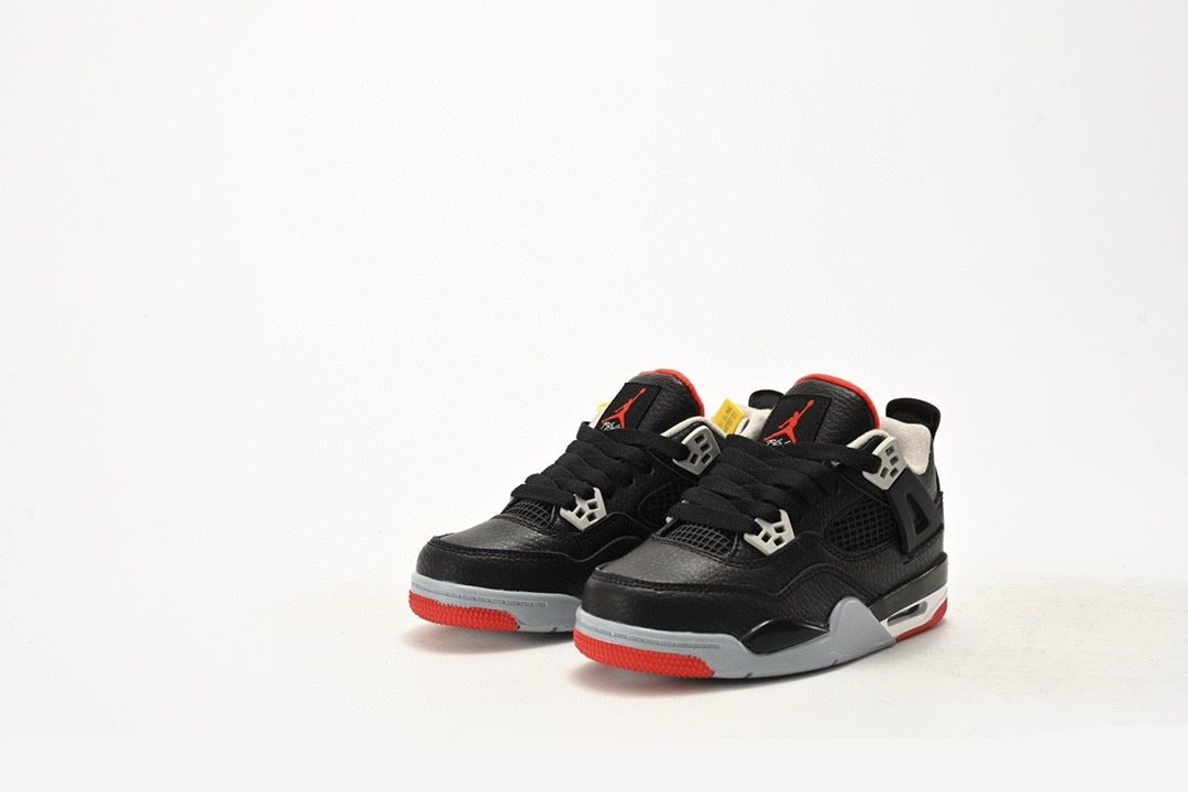 Kids Air Jordan Retro 4 ' Bred Reimagined'