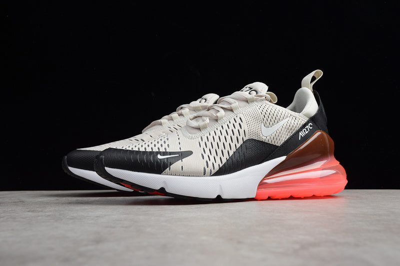 Air Max 270 Light Bone/White/Black-Hot Punch