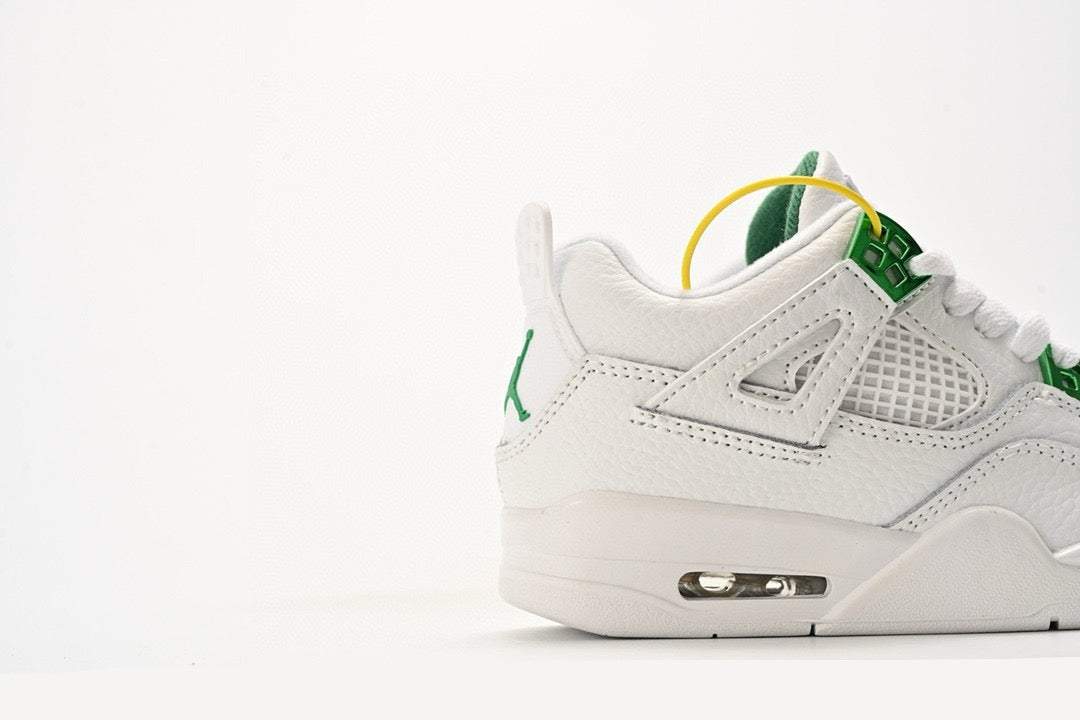 Kids Air Jordan Retro 4 'Metallic Green'